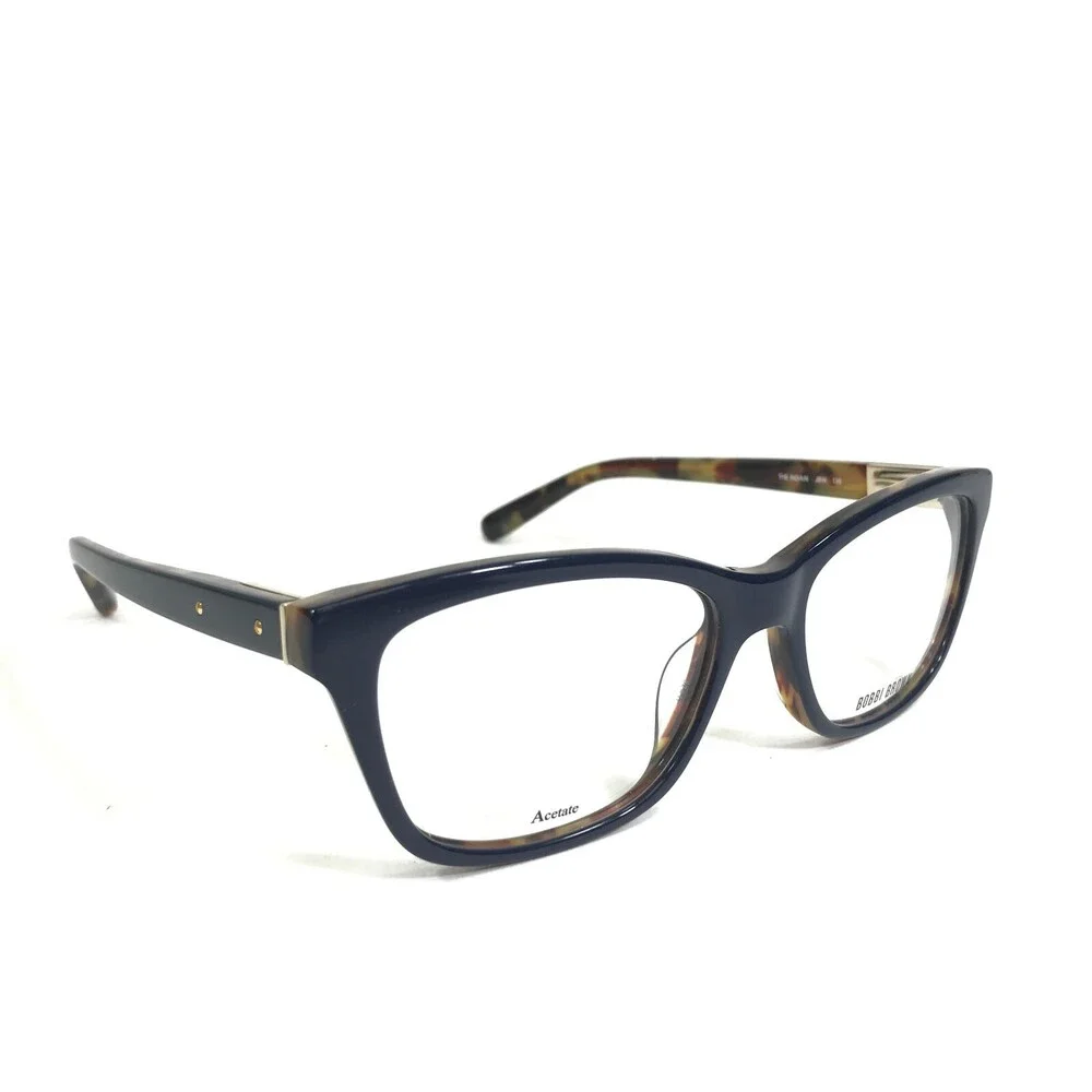 Bobbi Brown Eyeglasses Frames THE INDIA/N JBW Blue Tortoise Cat Eye 52-17-135